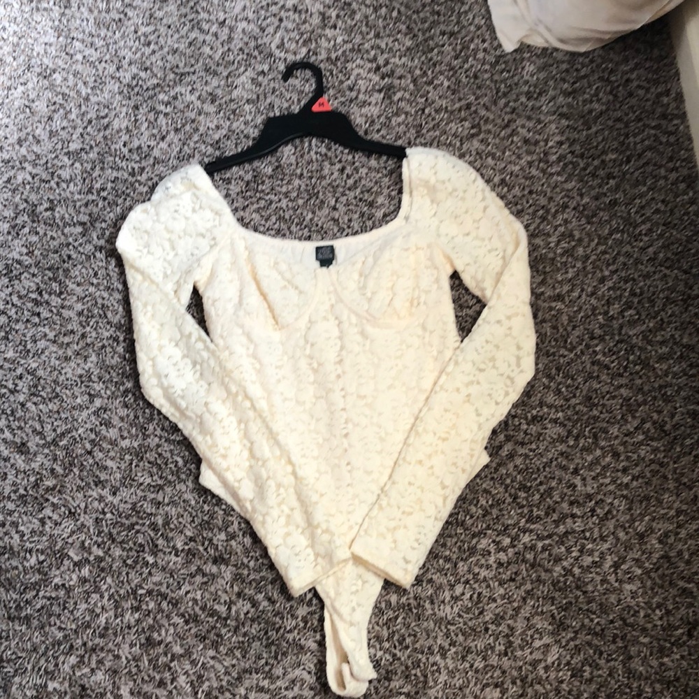 Lace onesie